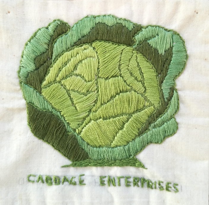 Cabbage Enterprises embroidered Patch